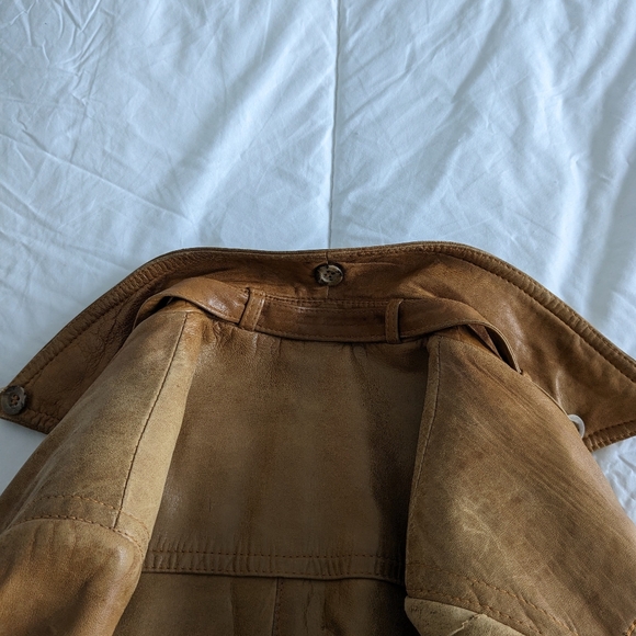 Vintage Men's Leather Bomber Style Jacket, by Cordovan Montreal - Picture 10 of 16